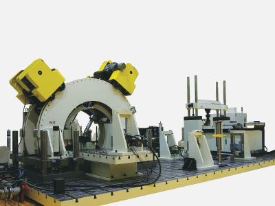 Multi-Axes Test Bench for Railway System